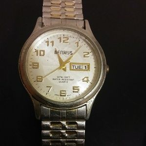 Benrus 3Atm Water Resistant Quartz Watch